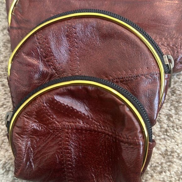 Paris Original Vintage Leather 5 Assorted Pouches Bundle - Picture 2 of 6